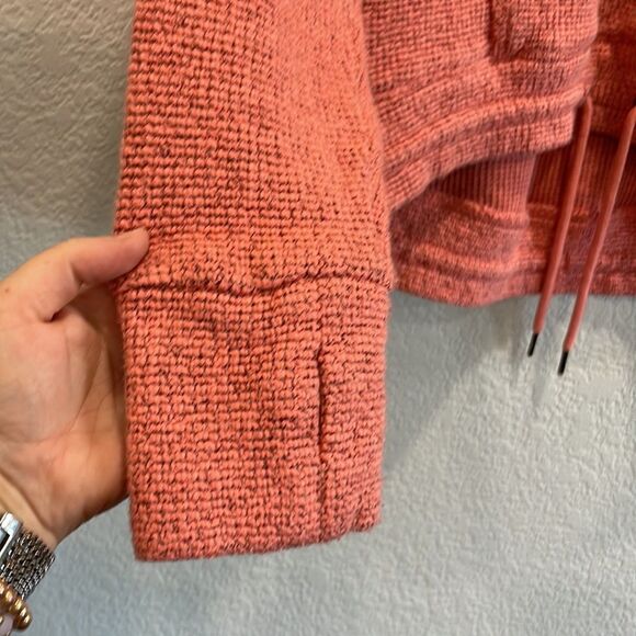 Sweaty Betty Pink Restful Boucle Funnel Neck Sweater Size US 12 UK Large - Picture 4 of 8